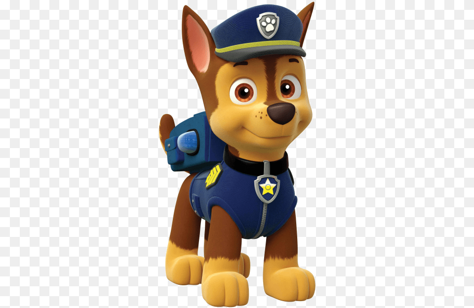 Paw Patrol Pup Chase, Plush, Toy Free Png Download