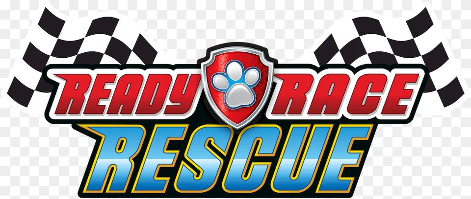 Paw Patrol Ready Race Rescue Netflix Paw Patrol Ready Race Rescue Logo, Dynamite, Weapon Free Png Download