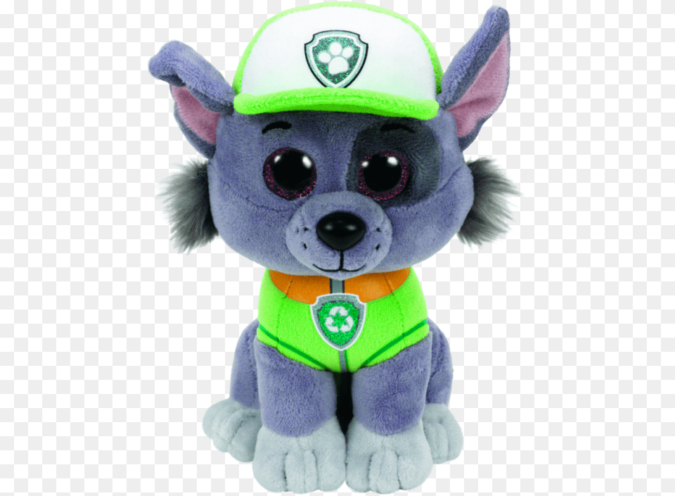 Paw Patrol Rocky Beanie Bootitle Paw Patrol Rocky Ty Beanie Paw Patrol, Plush, Toy Free Png