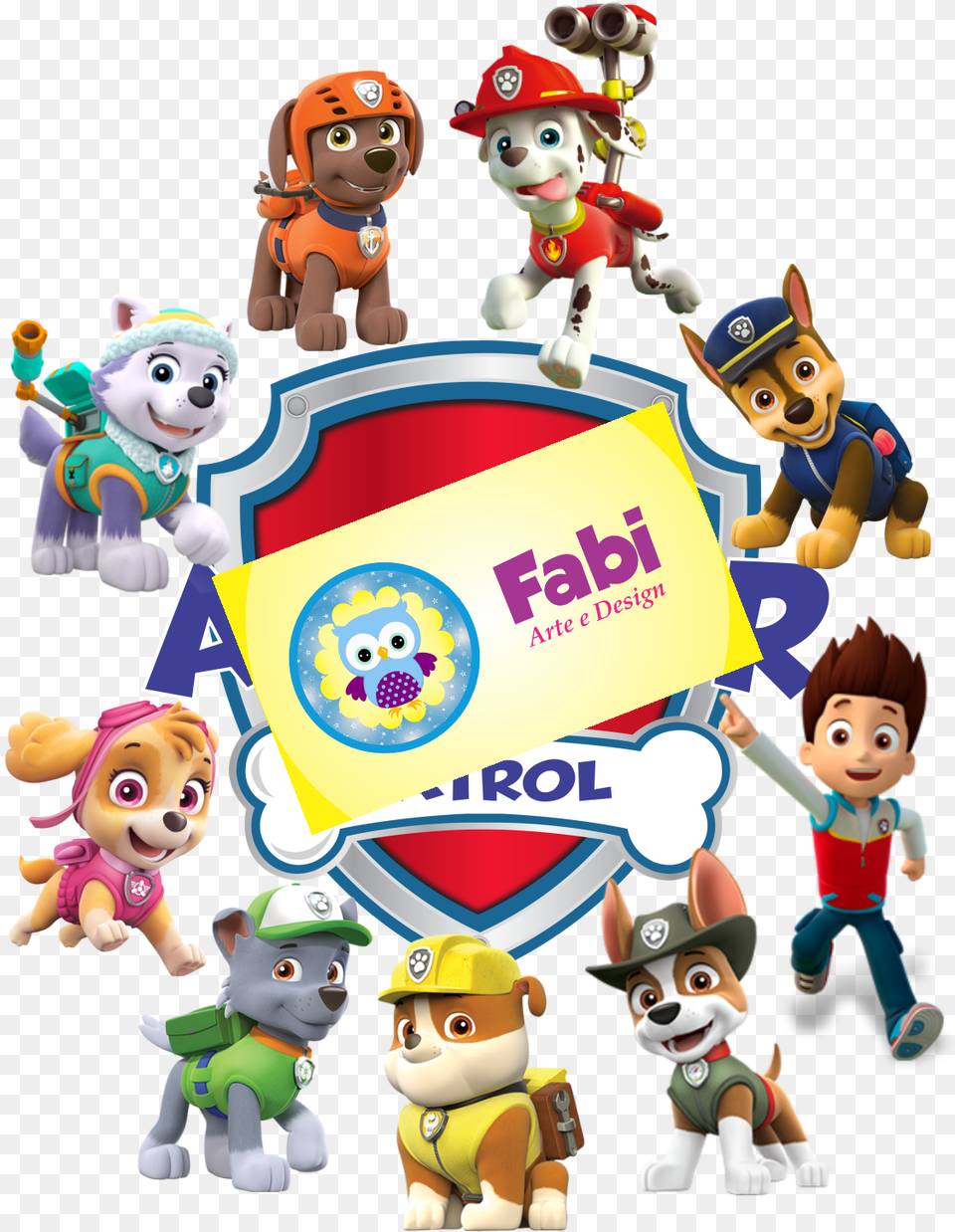 Paw Patrol Rubble, Toy, Baby, Person, Face Png Image