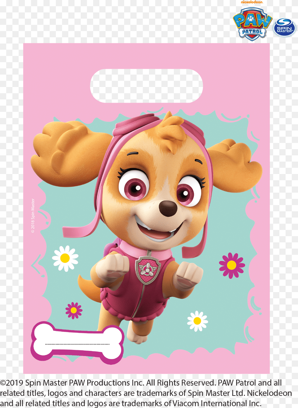 Paw Patrol Skye Everest Mint Tableware Party Decorations Paw Patrol Banner Sky, Toy, Face, Head, Person Png Image