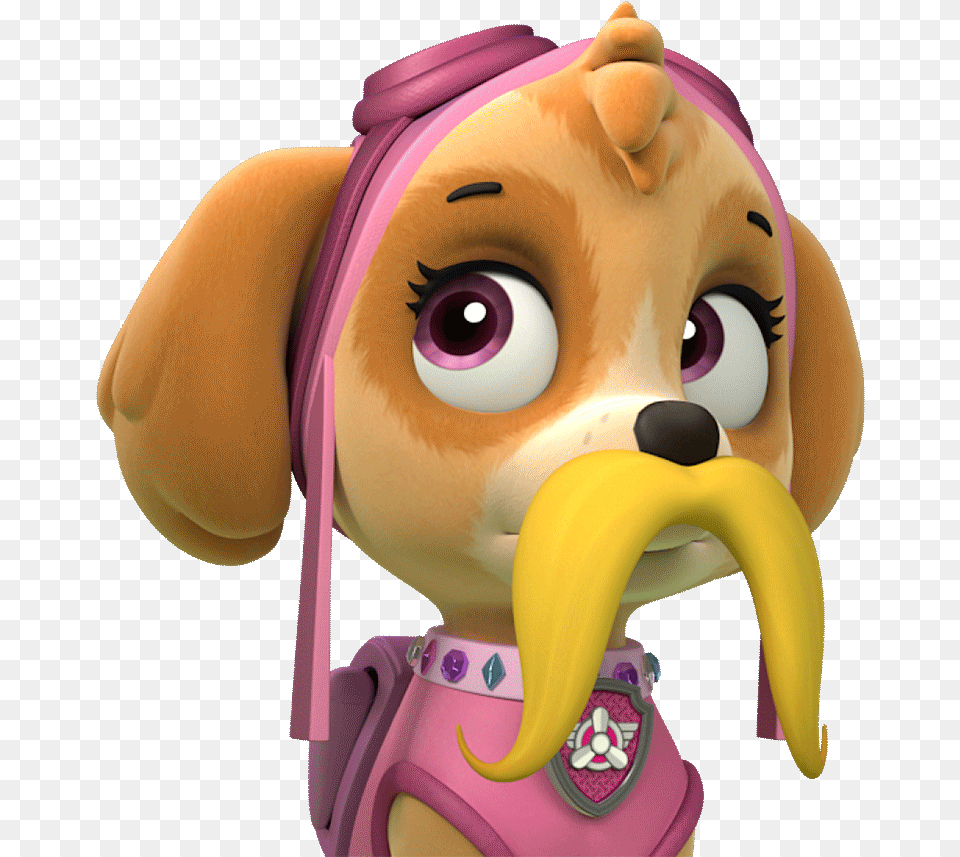 Paw Patrol Skye Gif, Banana, Food, Fruit, Plant Free Png Download