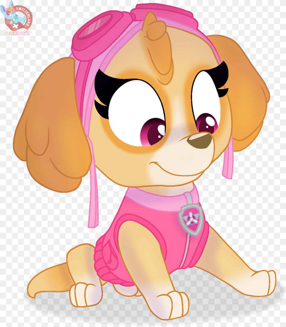 Paw Patrol Skye Vector By Rainboweeveede Paw Patrol Skye Vector, Animal, Bear, Mammal, Wildlife Free Png Download