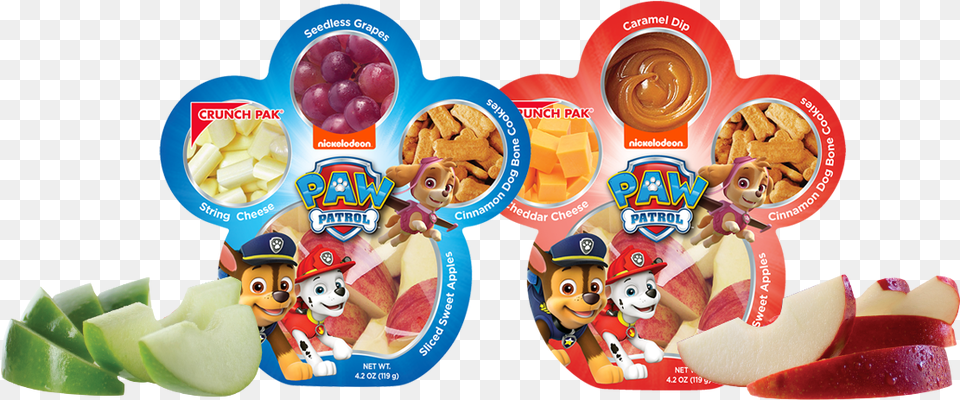 Paw Patrol Snack Trays Paw Patrol Crunch Pak, Food, Lunch, Meal, Person Png Image