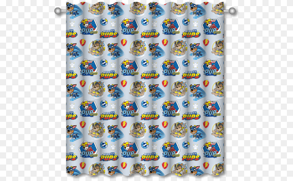 Paw Patrol Super Curtains, Curtain, Shower Curtain Free Png