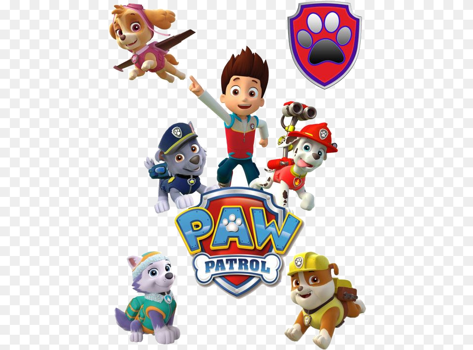 Paw Patrol Team, Baby, Person, Toy, Face Png
