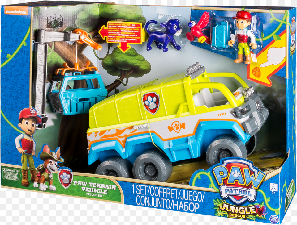 Paw Patrol Terrain Vehicle Large Paw Patrol Jungle Truck Free Png