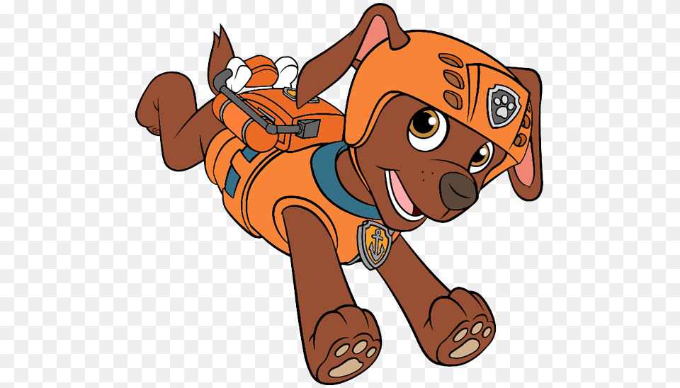 Paw Patrol Zuma Back, Cartoon, Face, Head, Person Png Image