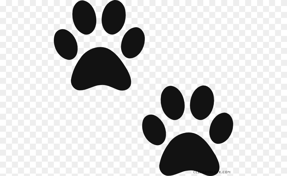 Paw Print Animal Black White Clipart Images Clipartblack Purple Puppy Paw Print, Footprint Png