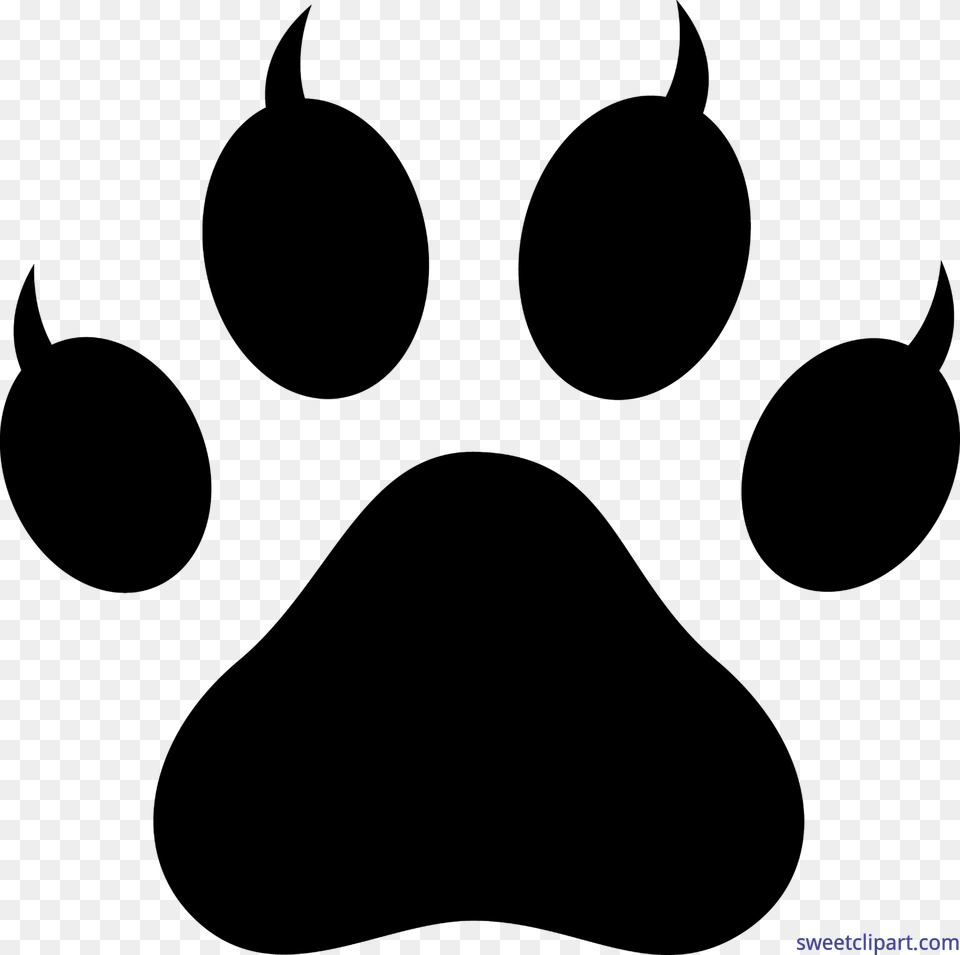 Paw Print Cat Claws Clip Art Png Image