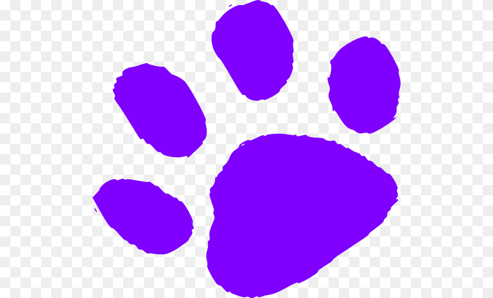 Paw Print Clip Art Paw Print Clipart, Footprint, Purple Png