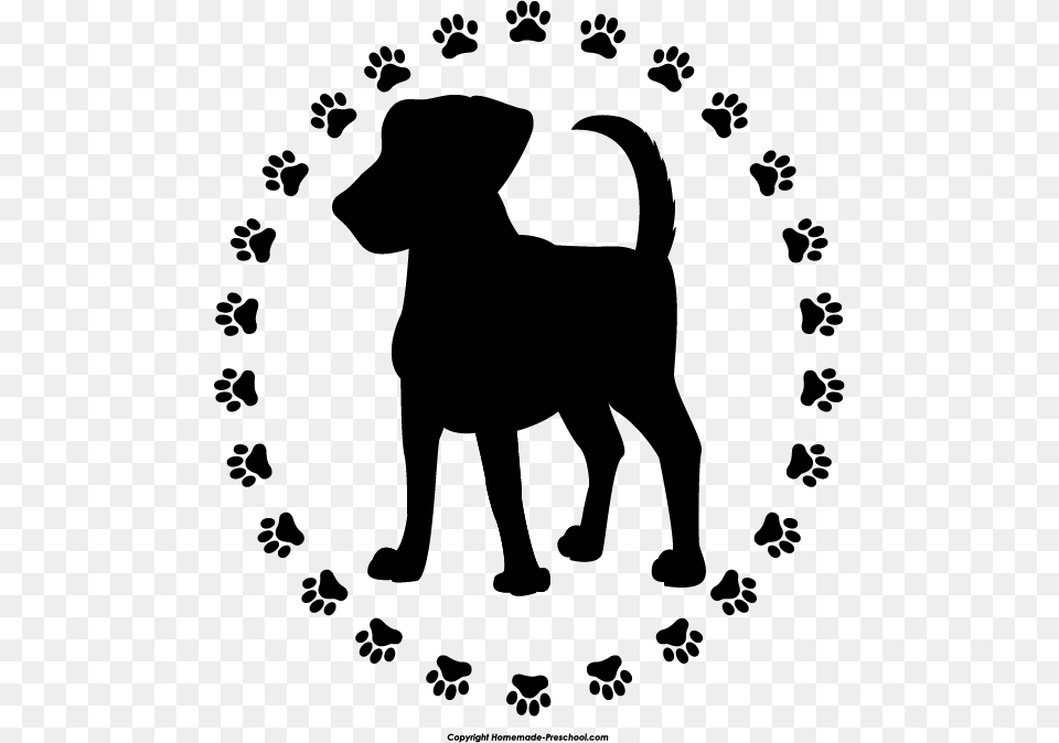 Paw Print Clipart, Silhouette, Stencil, Animal, Canine Free Transparent Png