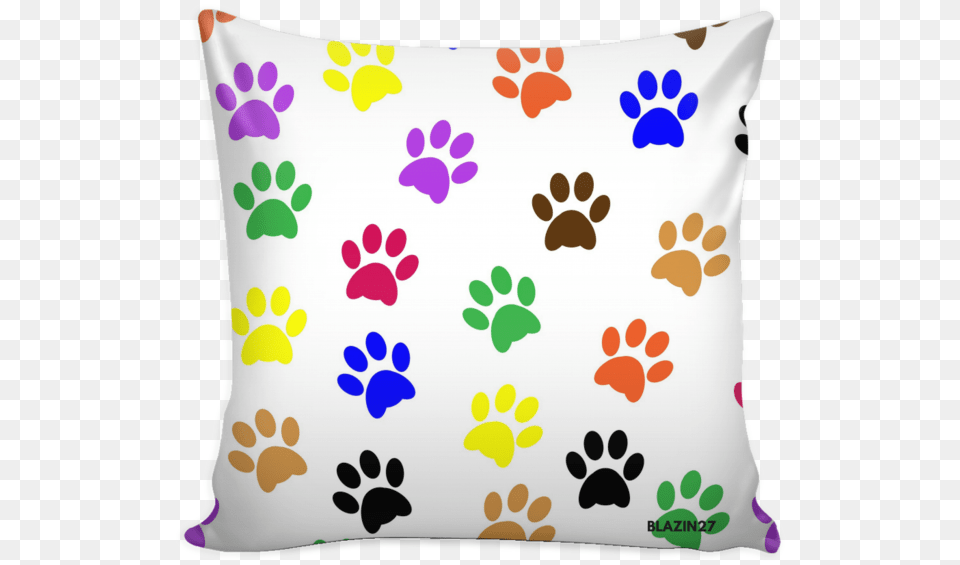 Paw Print Design, Cushion, Home Decor, Pillow, Diaper Png