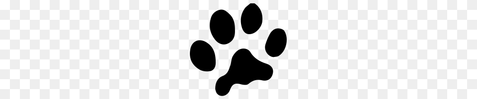 Paw Print Icons Noun Project, Gray Png