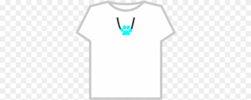 Paw Print Necklace Aqua Roblox Roblox R, Accessories, Clothing, Jewelry, T-shirt Free Png