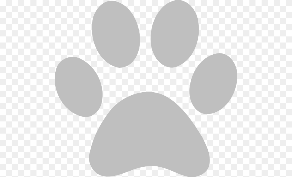 Paw Print Outline Clipart Grey Dog Paw Print, Head, Person, Face Free Png