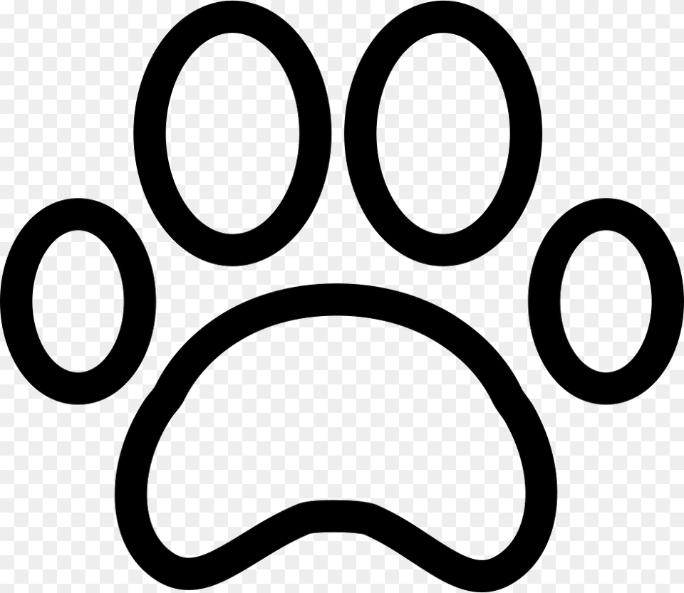 Paw Print Outline Vector, Face, Head, Person, Mustache Free Transparent Png