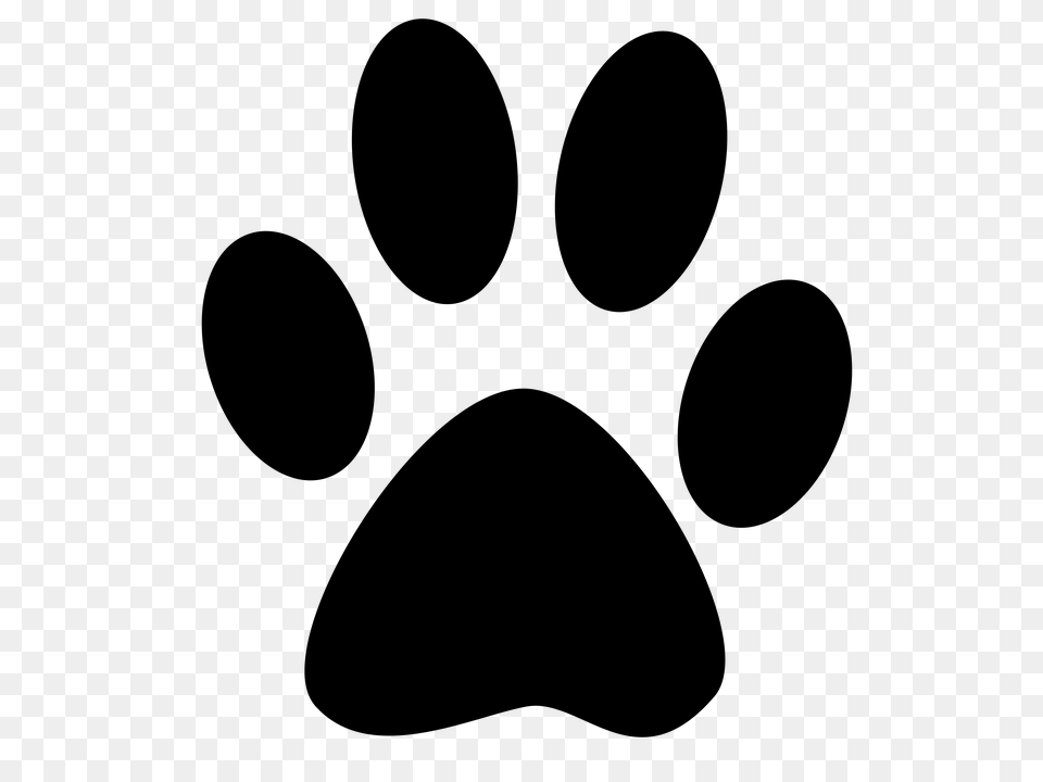 Paw Print Silhouette Desktop Backgrounds, Gray Png