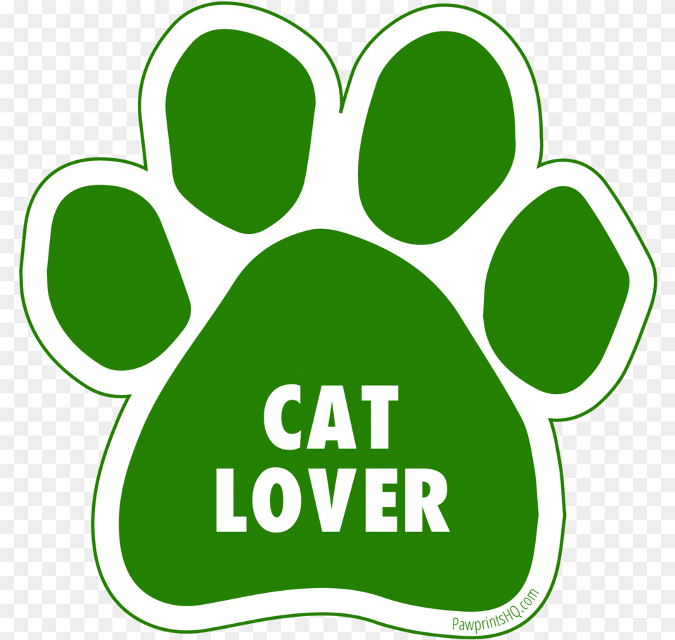 Paw Print Sticker Cat Lover U2013 Pawprintshqcom Love My Dogs, Green, Logo Png Image