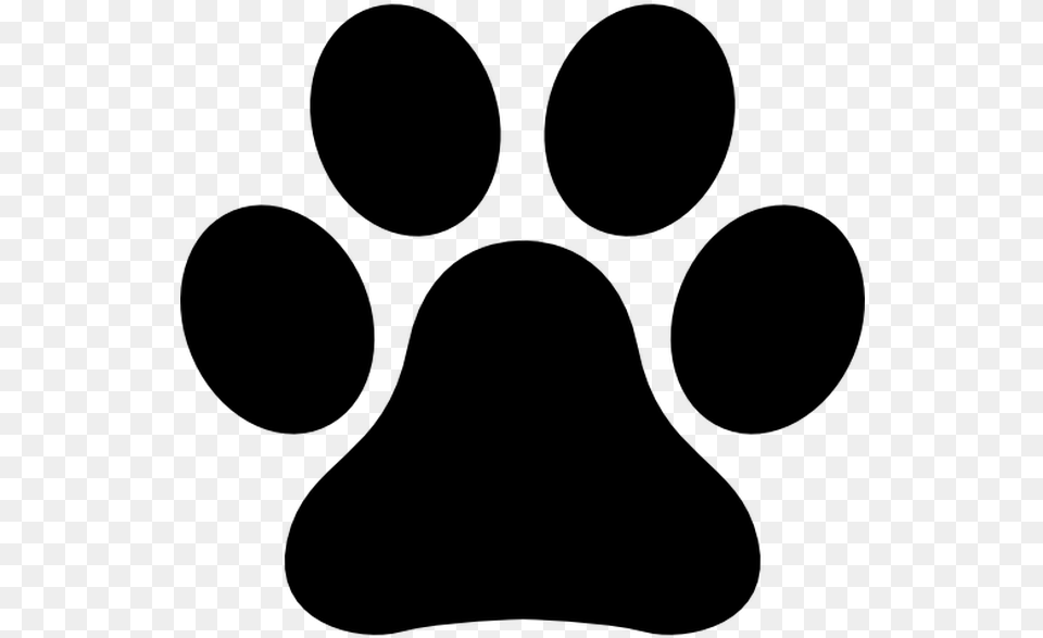 Paw Print Vector Paw Print Highlight Cover, Gray Free Png
