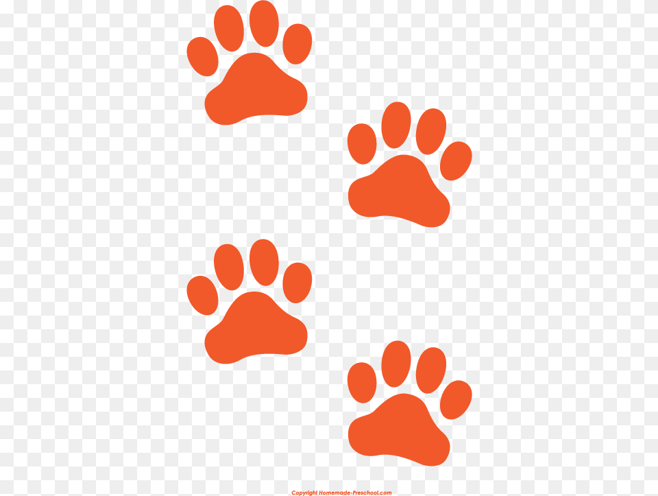 Paw Prints Clipart, Footprint Free Png Download