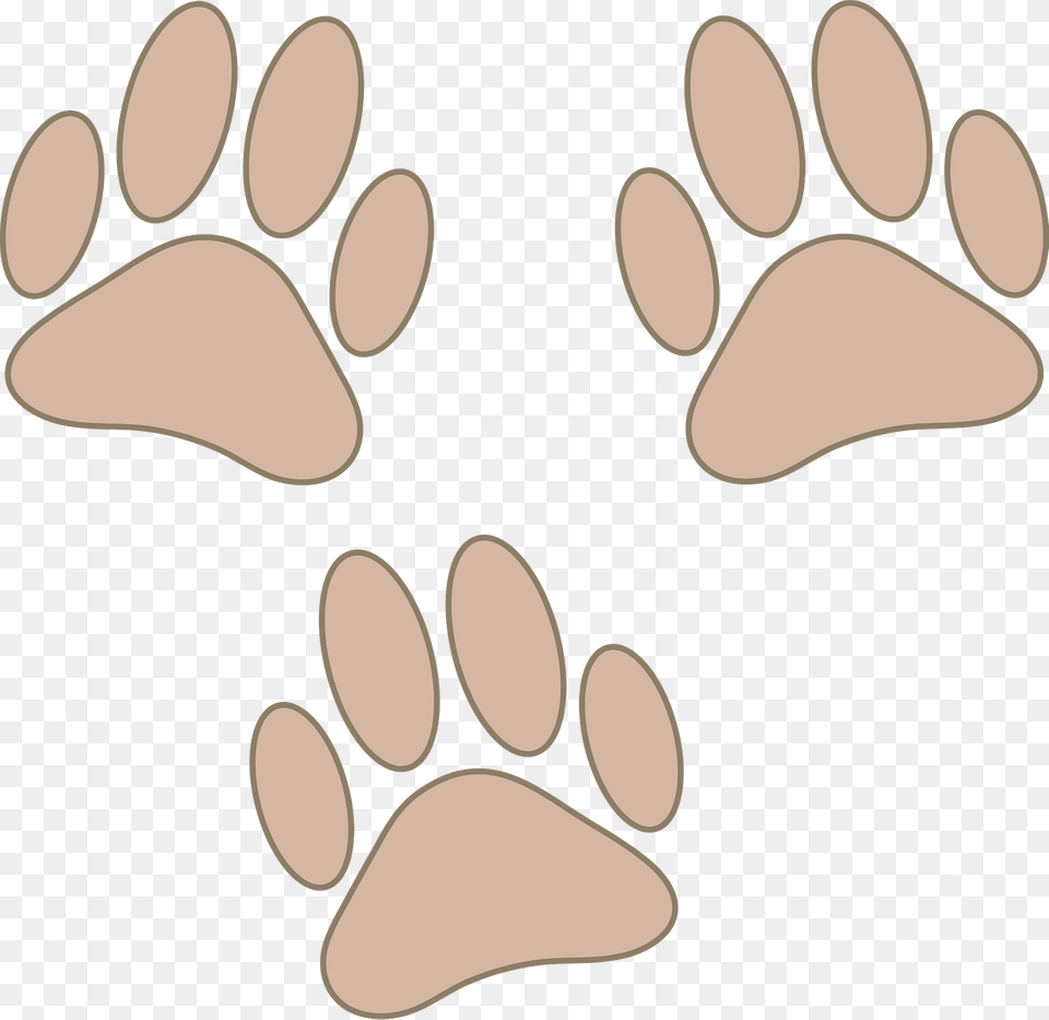 Paw Prints Clipart, Footprint Free Png