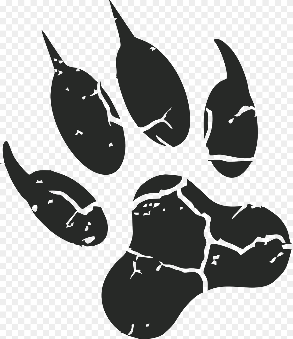Paw Prints Clipart, Electronics, Hardware, Claw, Hook Free Png Download