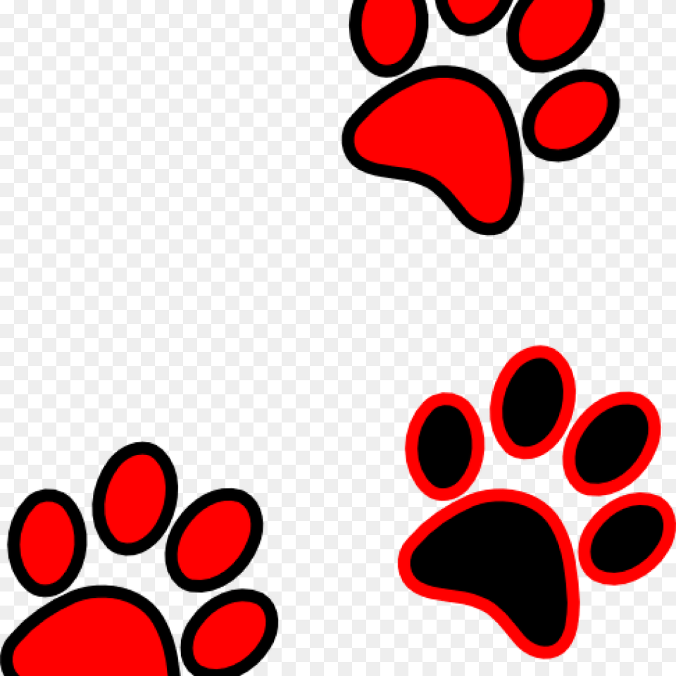 Paw Prints Clipart Clipart Download, Pattern Free Transparent Png