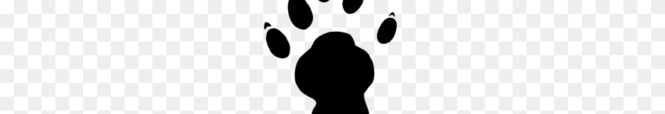 Paw Prints Clipart Picture Of A Panther Paw Print Clipart, Nature, Night, Outdoors, Astronomy Png