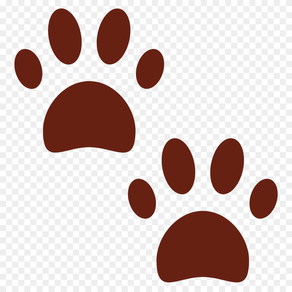 Paw Prints Emoji Clipart, Footprint Png Image