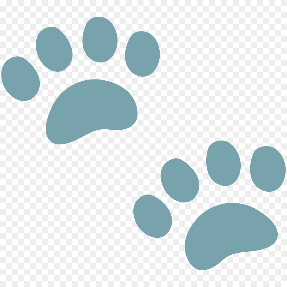 Paw Prints Emoji Clipart, Footprint Free Png
