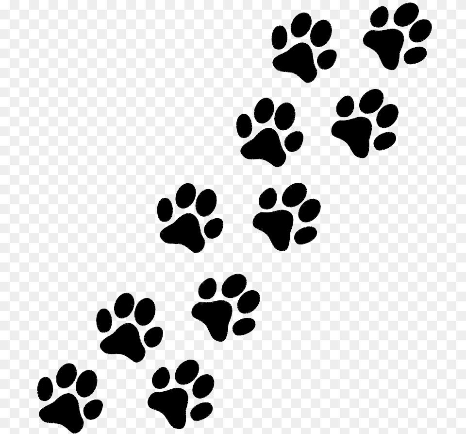 Paw Puppy Cat Pug Clip Art Cat Paw Prints, Pattern Png Image