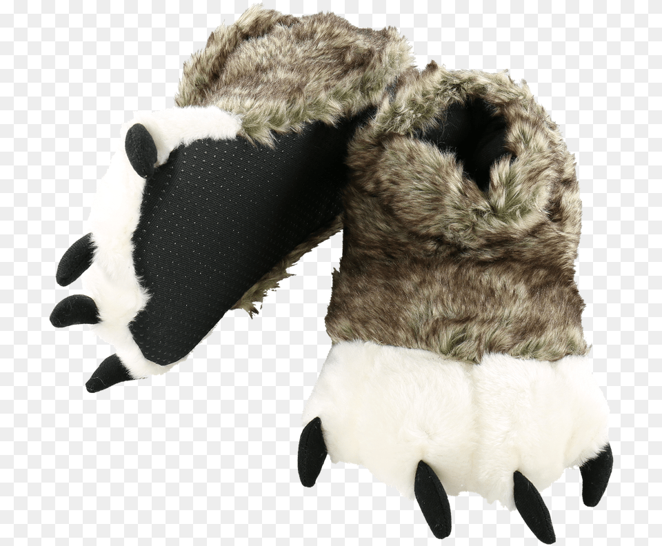 Paw Slipper Wolf Paw Slippers, Electronics, Hardware, Glove, Clothing Png