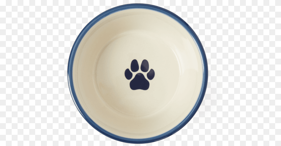 Paw Wag On Small Dog Bowl Plate, Art, Food, Meal, Porcelain Free Png