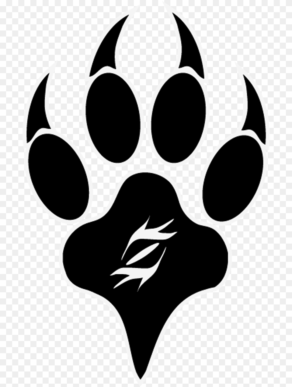 Paw Wolf Logo Design, Stencil, Electronics, Hardware, Person Free Png