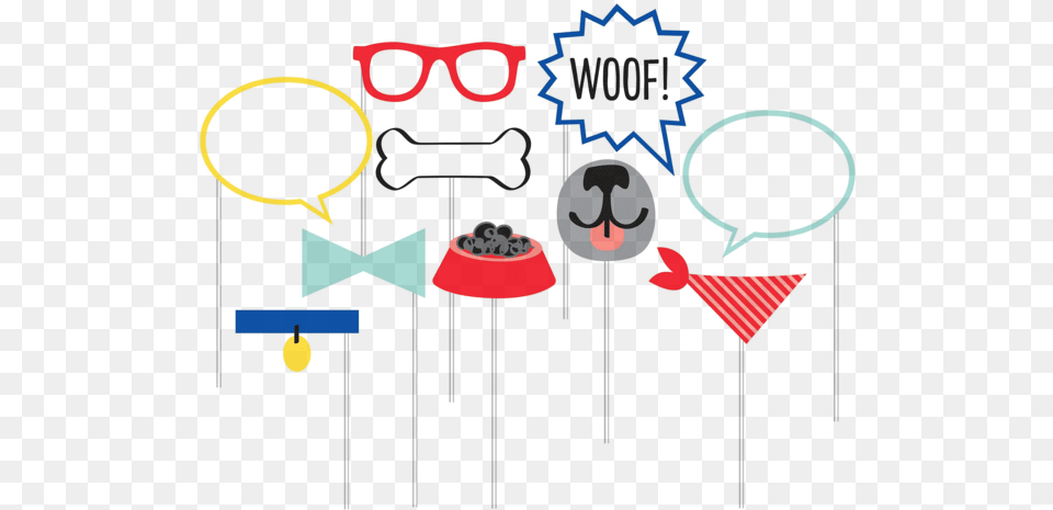 Pawesome Dog Party Photo Booth Props Dog Party Photo Booth Props, Accessories, Glasses Png Image