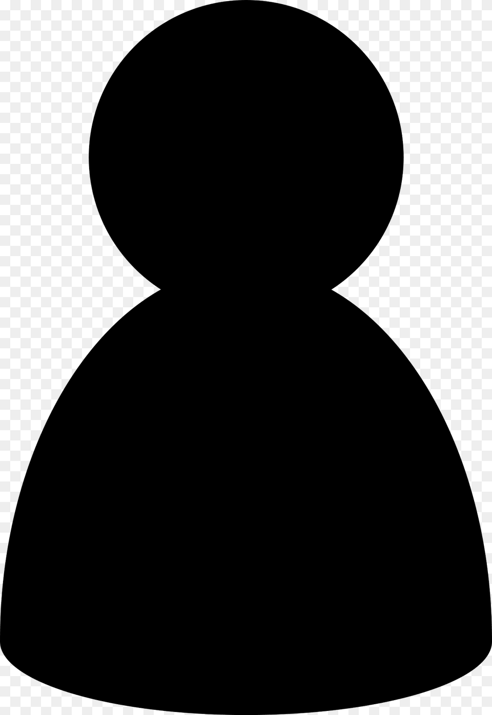 Pawn Black Clipart, Silhouette Free Transparent Png