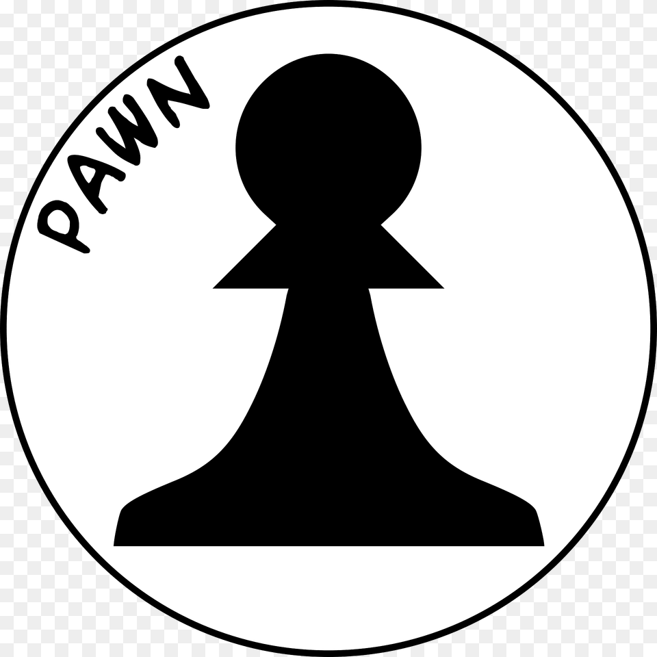 Pawn Clipart, Silhouette, Disk Free Png