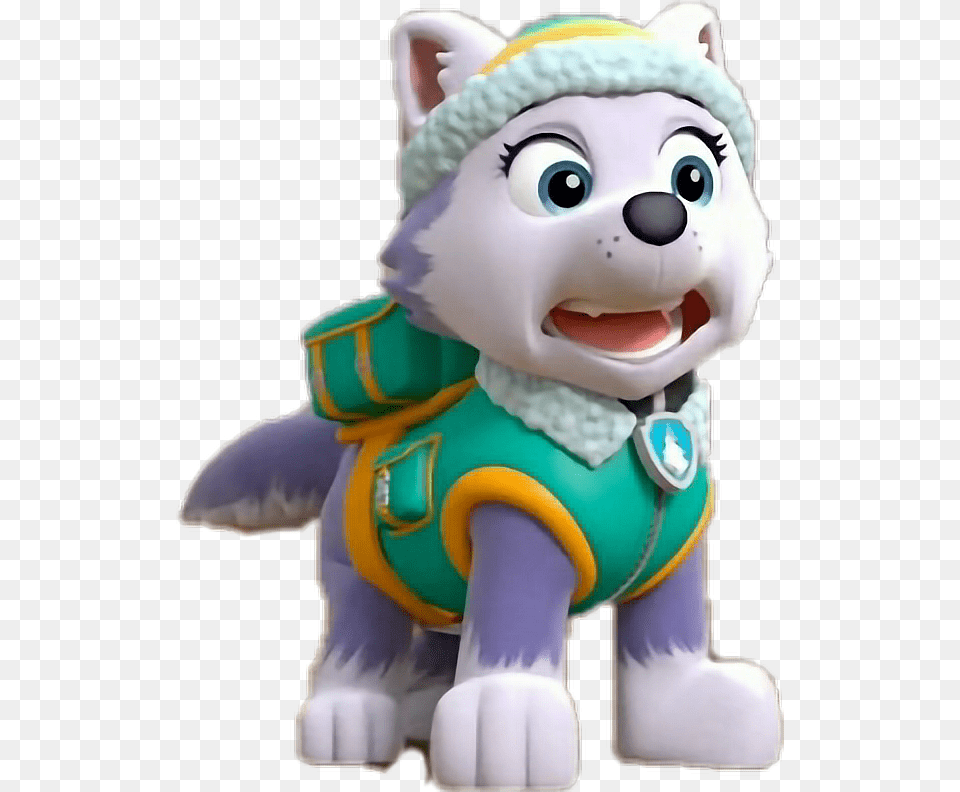 Pawpatrol Everest Everest Paw Patrol 3d Model, Toy, Face, Head, Person Free Transparent Png