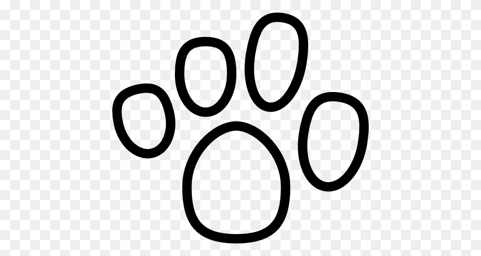 Pawprint Dog Cat Animals Print Footprint Icon, Smoke Pipe, Oval, Number, Symbol Png