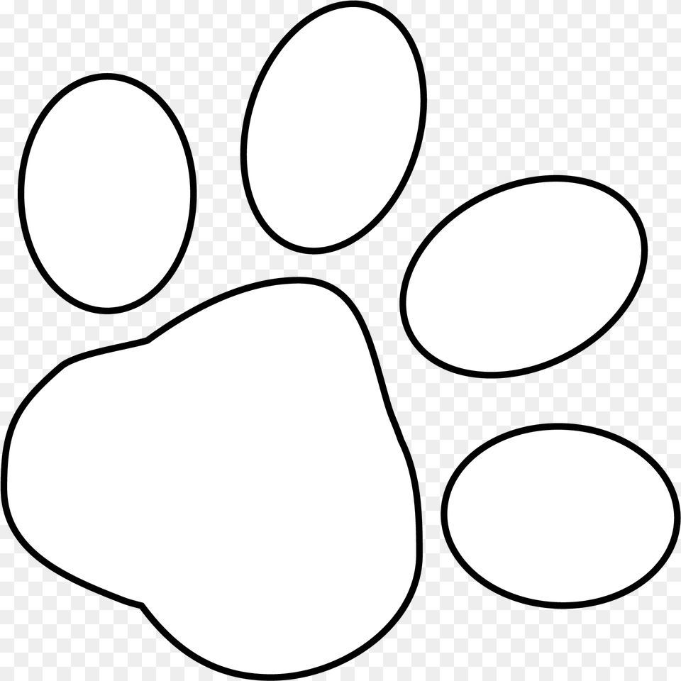 Pawprint White Paw Print Clipart, Astronomy, Footprint, Moon, Nature Free Png