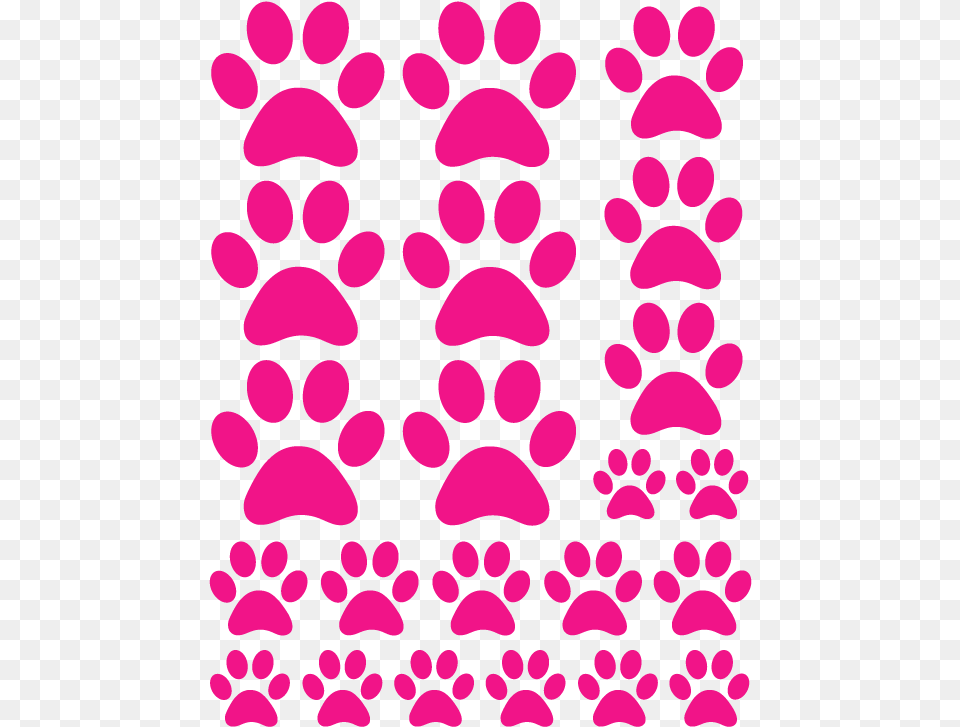 Paws, Pattern, Purple Free Transparent Png