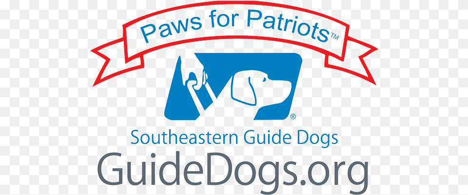 Paws For Patriots Logo Southeastern Guide Dogs, Body Part, Hand, Person Png Image