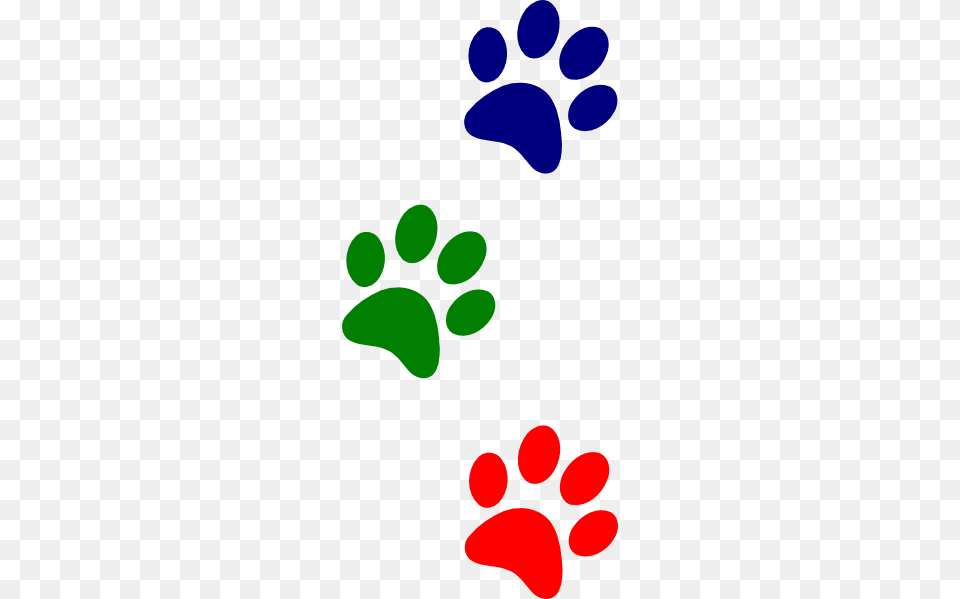 Paws Green Red Blue Blue And Red Paws, Footprint, Smoke Pipe Free Png