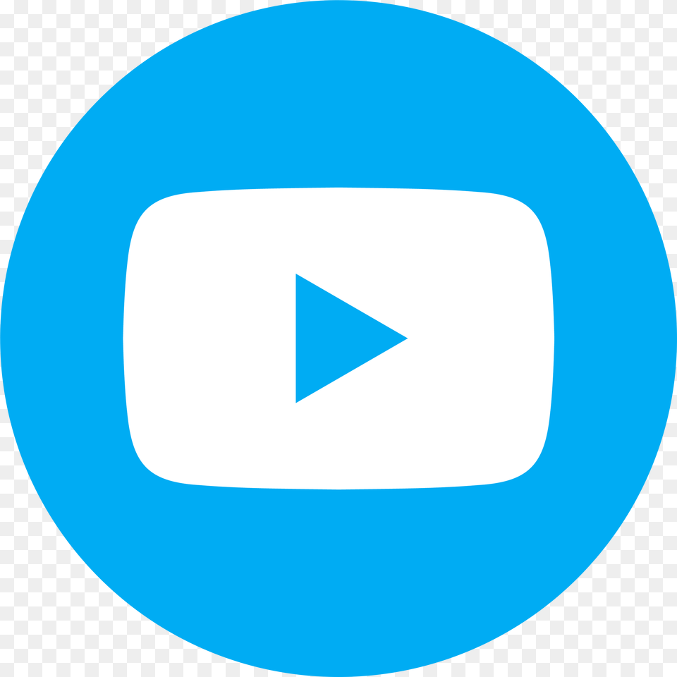 Paws Of Hertford County Round Youtube Icon Blue, Triangle, Disk Free Transparent Png