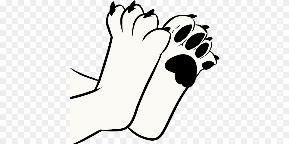 Paws Wolf Foot Paws Shy, Body Part, Hand, Person, Electronics Free Png Download