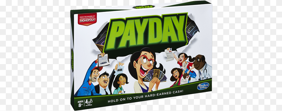 Pay Day Game Monopoly Payday, Publication, Book, Comics, Person Free Png Download
