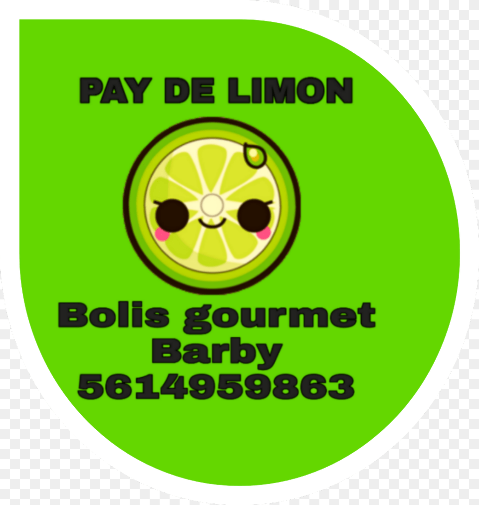 Pay De Limon Cute, Disk, Produce, Plant, Food Png