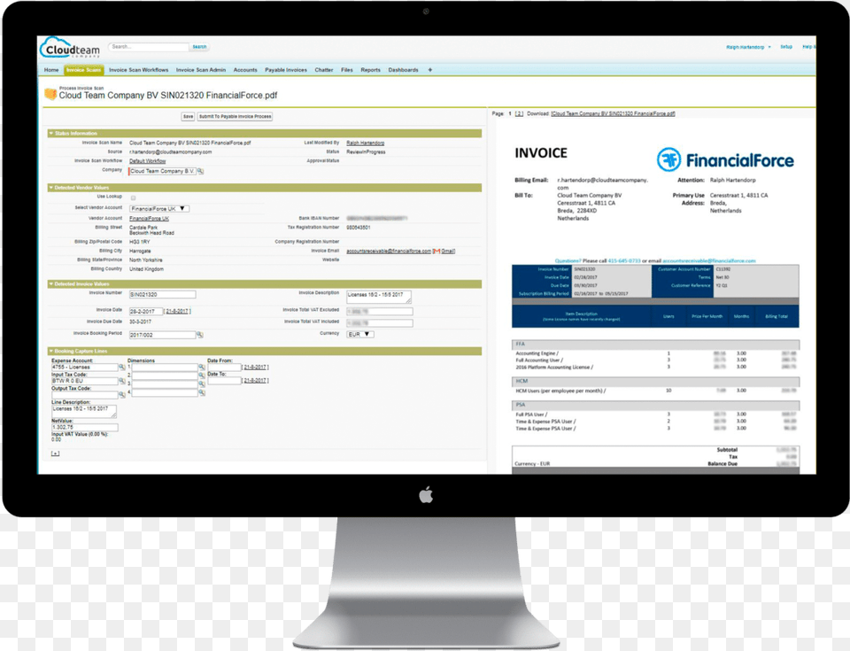 Payable Invoice Scanning Web Design, Computer Hardware, Electronics, Hardware, Monitor Free Png