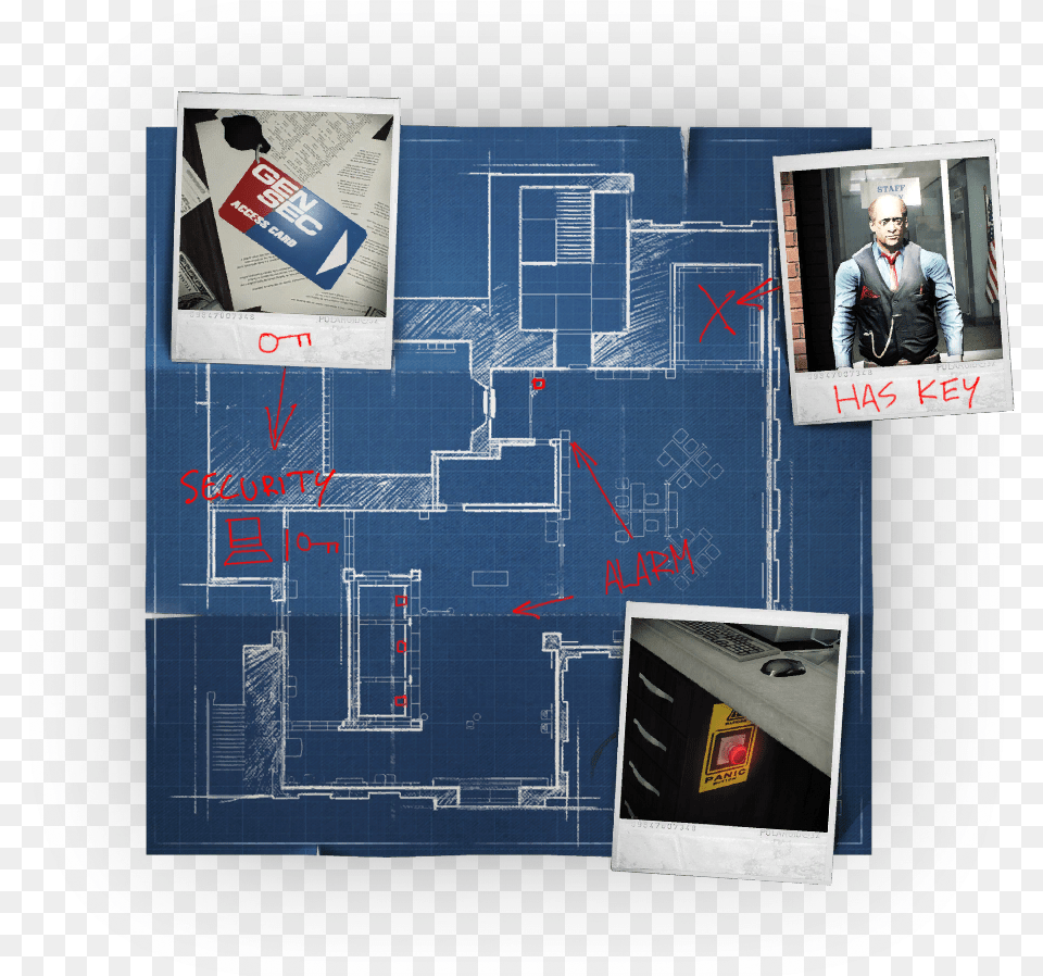 Payday 2 Bank Heist Layout, Adult, Male, Man, Person Png Image